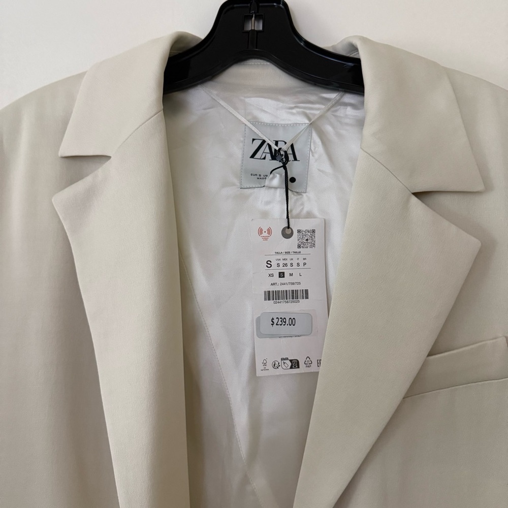NWT Zara long frock coat - Picture 5 of 12